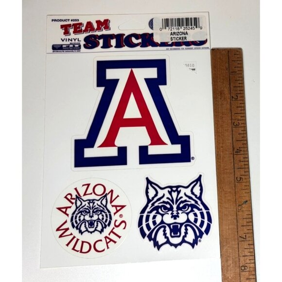 University Of Arizona Wildcats Team Stickers Set Car Decal - Picture 2 of 3